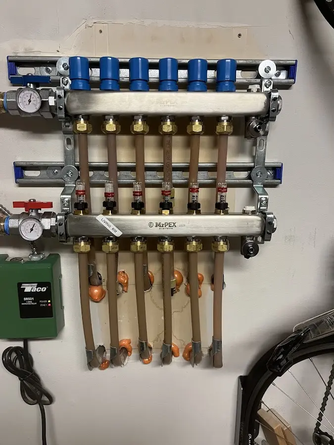 Plumber performing Leak Detection at a residential property in West Haven-Sylvan